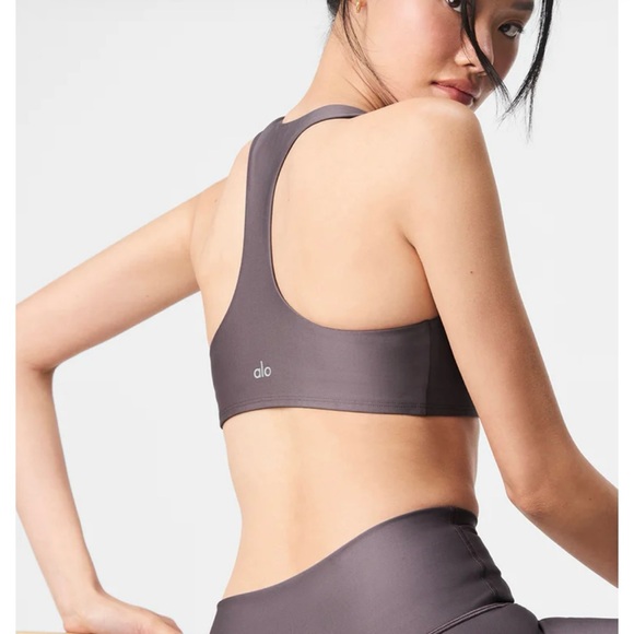 Alo Airlift Advantage Racerback Bra NWT Raisinette - Picture 4 of 5